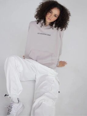 Elevated Faith Pullover Hoodie with Front Pocket - Women's Sweatshirt